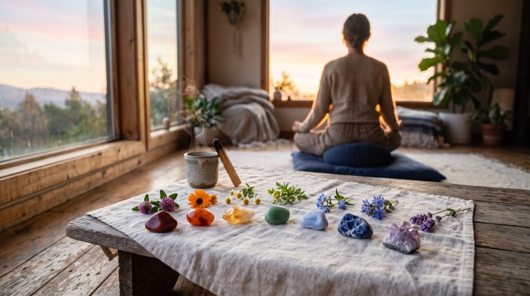 Un rituel complet pour aligner ses 7 chakras et structurer l'énergie