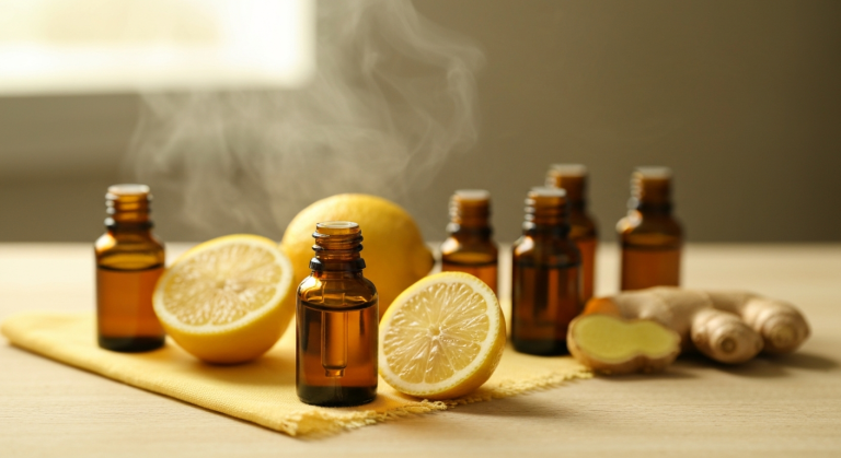 Huiles essentielles pour le plexus solaire (Manipura) : senteurs, usages et précautions