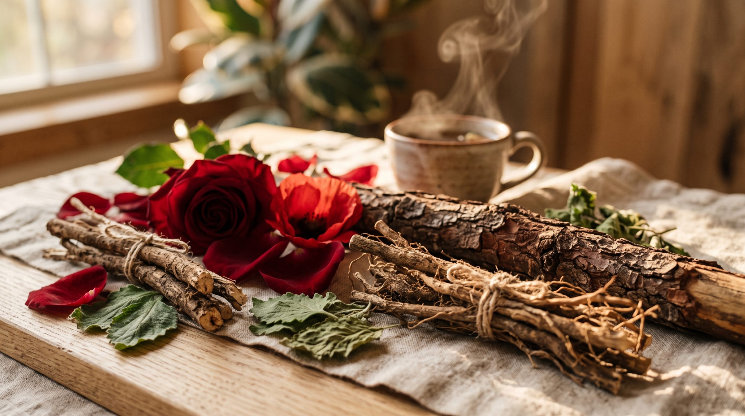 Plantes et fleurs reliées au chakra racine (Muladhara) : symbolique et usages traditionnels